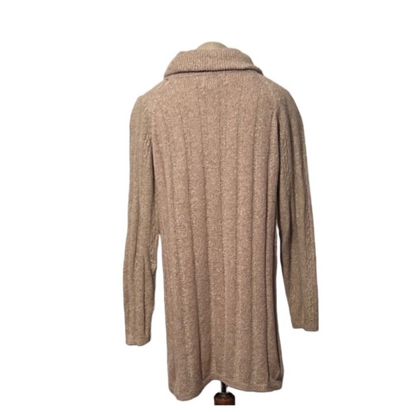 Vintage Extra Long Large Knit Cowl Neck Sweater by WORTHINGTON - Picture 3 of 4